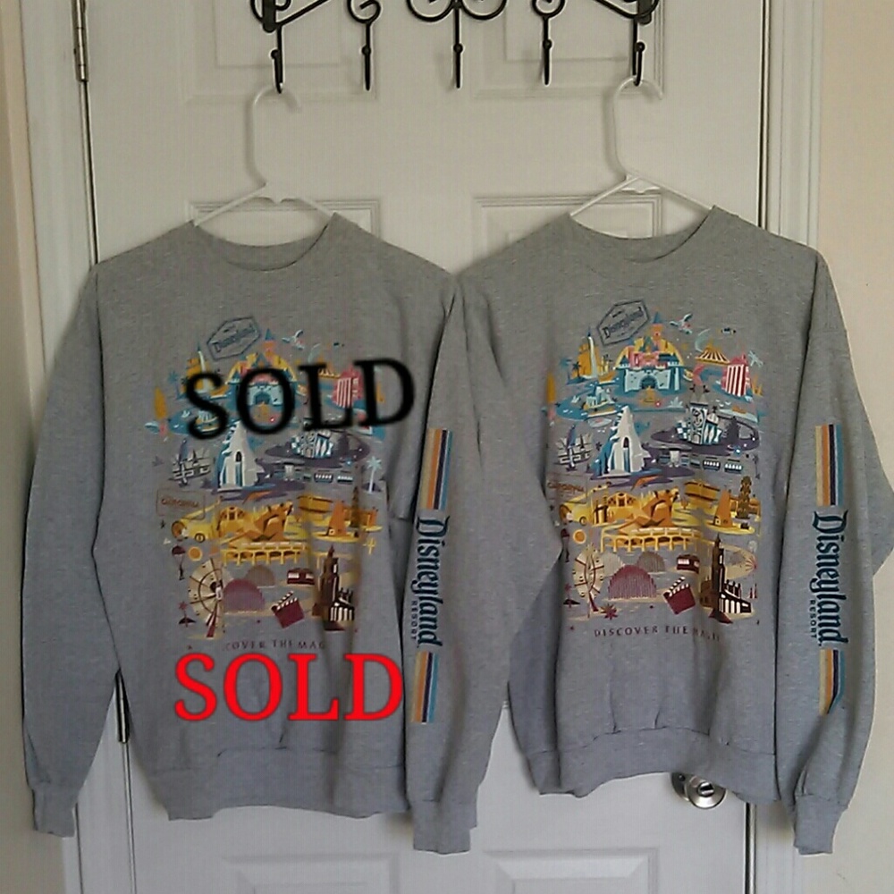 ONE AVAILABLE! LOWEST! 2018 Disneyland Crewneck